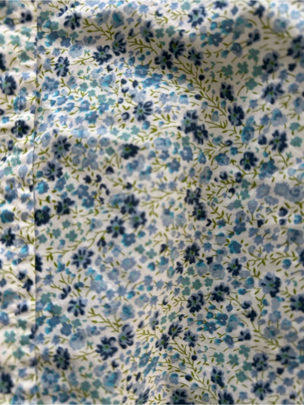 Frank & Eileen women’s Light Blue and Navy Floral Button-Down Shirt - Picture 3 of 5
